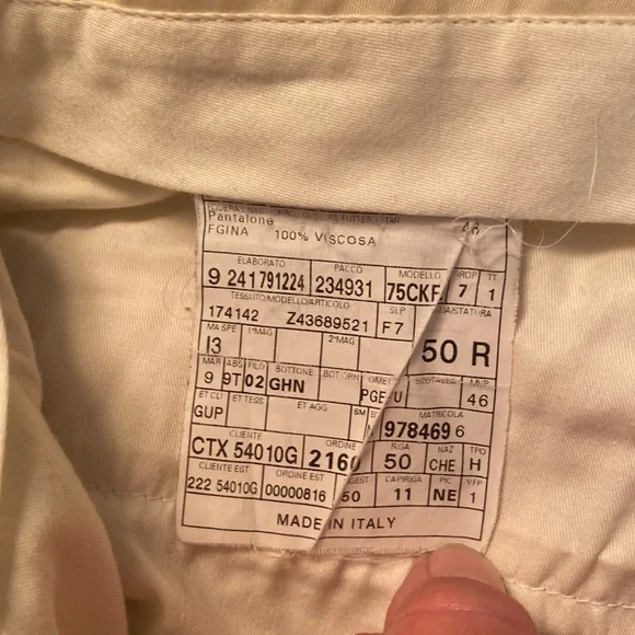 Gucci Khaki Flat Front Pants - Picture 3 of 6